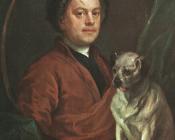 威廉荷加斯 - The Painter and his Pug